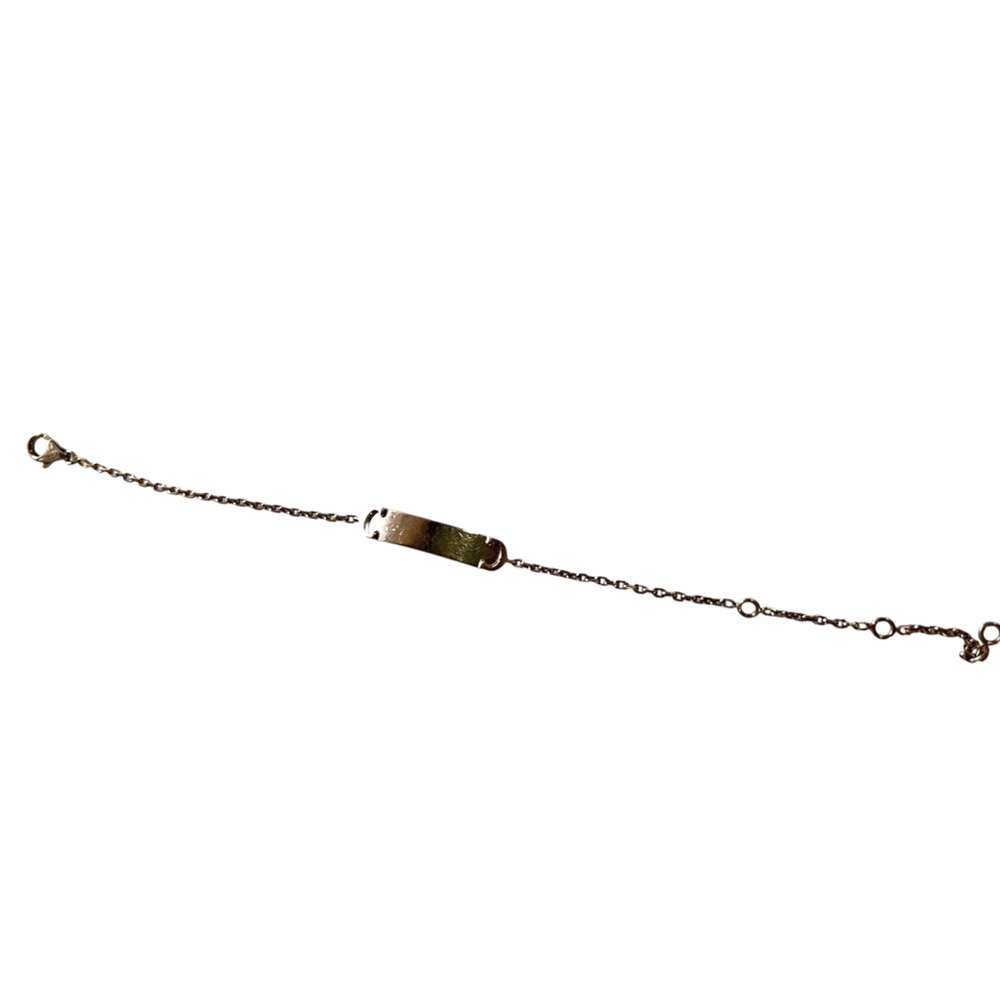 Cartier white 18k Gold identity Chain Bracelet - Picture 3 of 12